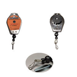 Enrouleur 0.6-1.5kg, cable acier REF :SA-SB0615SC