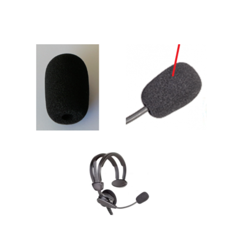 Mousses micro pour casque CONFORT (lot de 50) REF :  SA-MDHS1-FOAMMIC