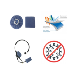 Mousse pour casque STANDARD (lot de 100) REF :  SA-SDHS-FOAMCOVER