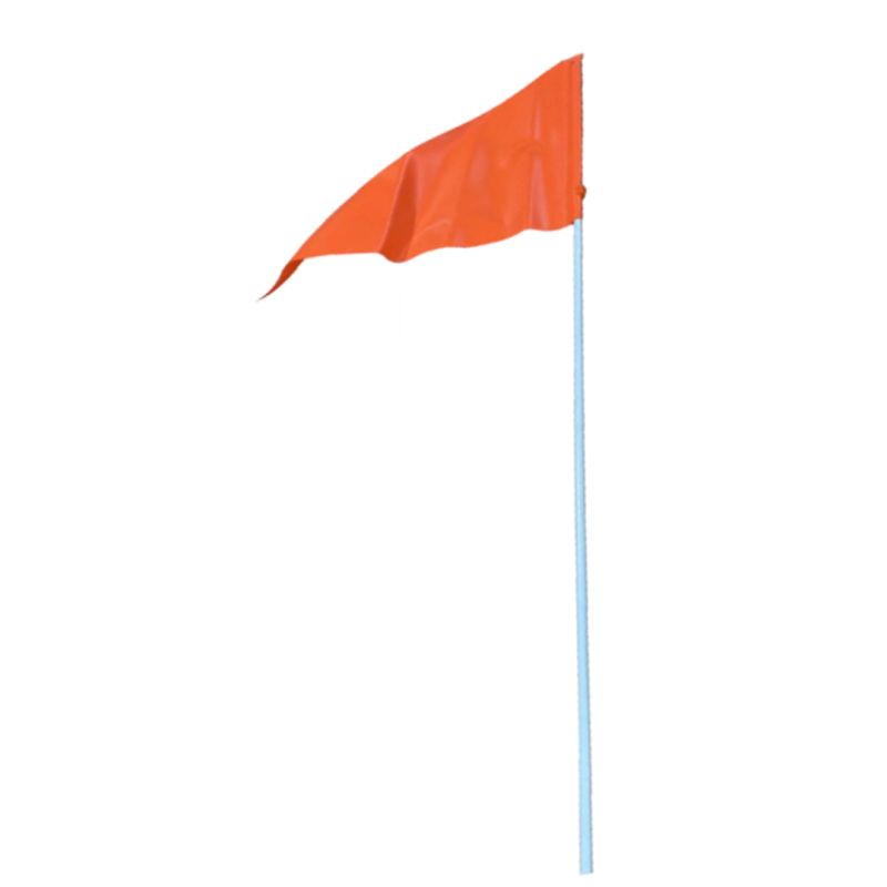 Drapeau orange sur bras composite REF : MKP-FLAG1K